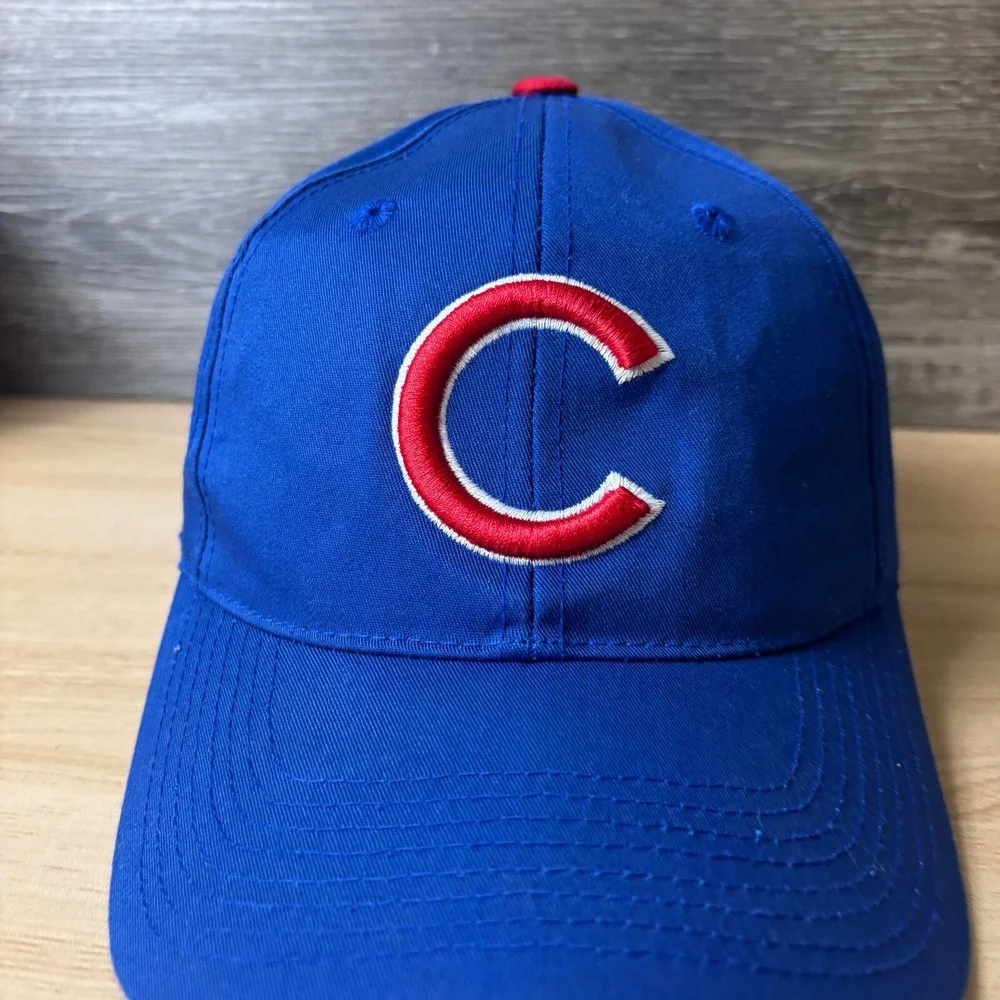 Vintage Chicago Cubs Hat‎ Cap Snap Back S/M Blue MLB Baseball Outdoor Cap